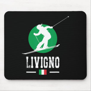 Livigno Italië Skigebied Alpen Italiaans Skiën Sou Muismat