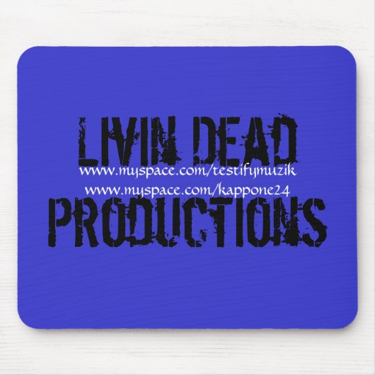 Livin Dead Productions, www.myspace.com/testify... Muismat (Voorkant)
