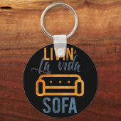 Livin' la vida sofa sleutelhanger (Voorkant)