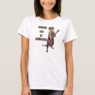 Livin over een prairie t-shirt voor dames
