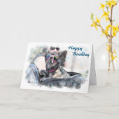 Living Fast Birthday Kaart (Gele Bloem)