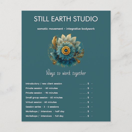 Living Field | Mandala Flyer (Voorkant)