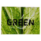 Living Green Eco Friendly Grand sac cadeau (Dos)
