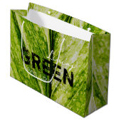 Living Green Eco Friendly Grand sac cadeau (Devant Angle)