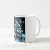 Living In Trump's Nightmare Coffee Mug (Devant droit)
