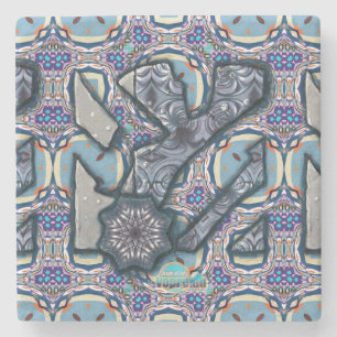 Living Metal No 2 van Alexandra Cook o.b.a. Linand Stenen Onderzetter