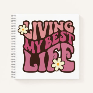 Living My Best Life Daisy Journal Notitieboek