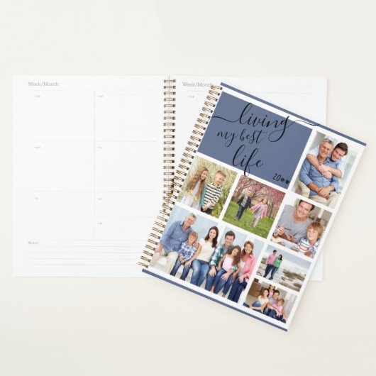 Living My Best Life Fotocollage 2026 Planner (Display)
