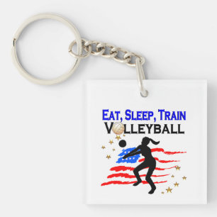LIVING MY VOLLEYBAL DREAM DESIGN SLEUTELHANGER