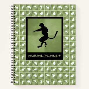 Living Planet sifaka lemur primate mogreen Notitieboek