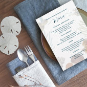 Living Seas Flat Mariage Menu Modèle
