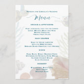 Living Seas Flat Mariage Menu Modèle (Devant)