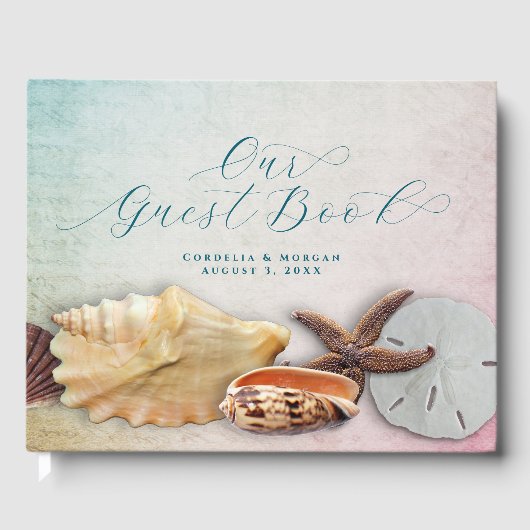 Living Seas Shell Border Notre livre d'or (Recto)