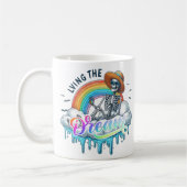 Living The Dream - Skelet Koffiemok (Links)