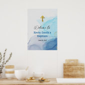 Living Waters Orthodox Christelijk Baptisme Poster (Keuken)