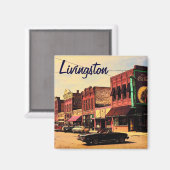 Livingston Montana Magneet (Voorkant / Achterkant)