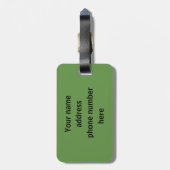 Livingstone Personalized Bagagelabel (Achterkant verticaal)