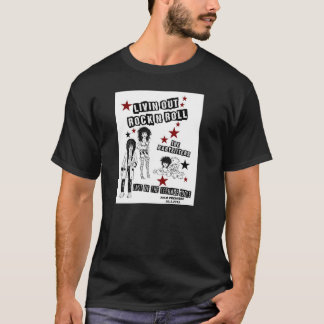 LIVIN'OUT ROCK'N'ROLL FILM PREMIERE MERCHANDISE T-SHIRT