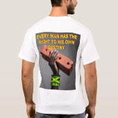 LIVITÉ. MAMA AFRIQUE T-shirt homme de base (Dos)