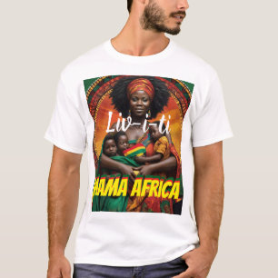 LIVITY. MAMA AFRICA T-Shirt basique pour hommes
