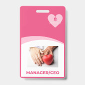 Liviys Cares Logo Badge (Front)