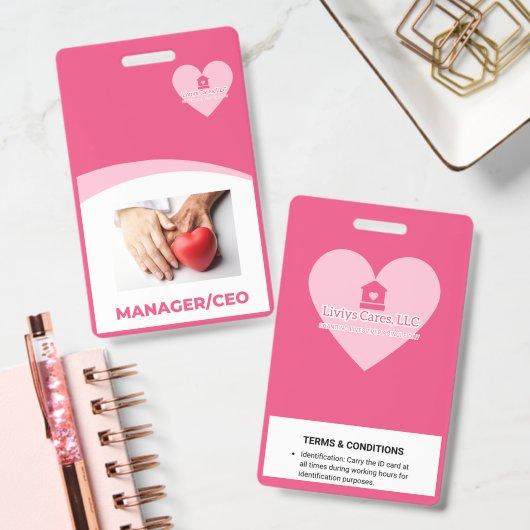 Liviys Cares Logo Badge (Office)