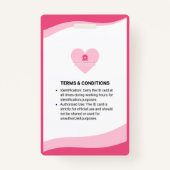 Liviy's Cares Logo Badge (Achterkant)