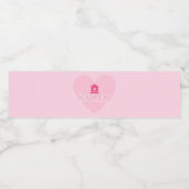 Liviys Cares Logo Waterfles Etiket (Enkel label)