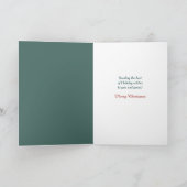 Livraison classique de Noël Carte de voeux pour ga (Intérieur)