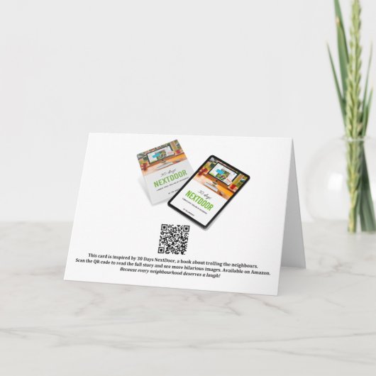 Livraison de drones Carte de voeux de Noël 2024 (Dos)