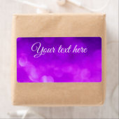 Livraison de étiquettes violets, violets (En situation)