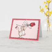 Livraison de fleurs - Carte de vœux (Fleur jaune)
