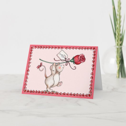 Livraison de fleurs - Carte de vœux (Devant)