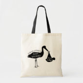 Livraison de la cigogne Nom du parent Sac fourre-t (Devant)