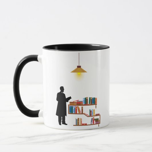 Livraison De La Librairie Cadeaux De Mug Pour Louv (Gauche)