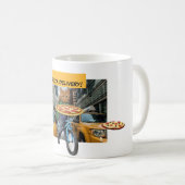 LIVRAISON DE LA PIZZA ! Tasse de café CAT (Devant droit)