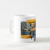 LIVRAISON DE LA PIZZA ! Tasse de café CAT (Devant gauche)