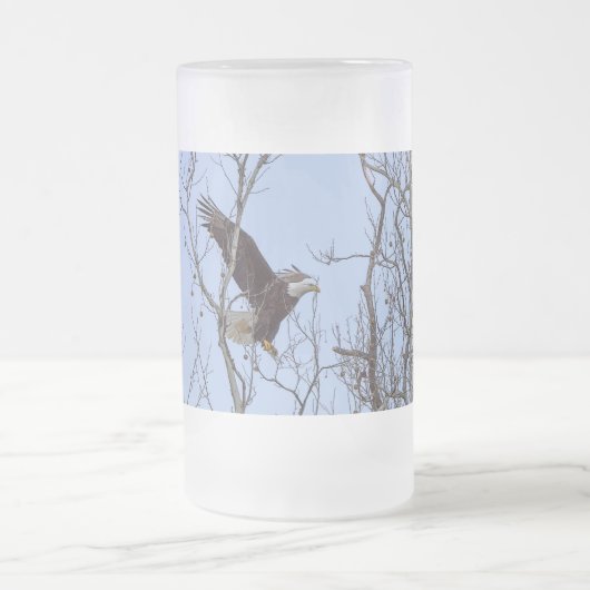 Livraison du dîner de poisson peint givré Mug (Centre)