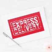 Livraison Express autocollant vintage en caoutchou (Enveloppe)