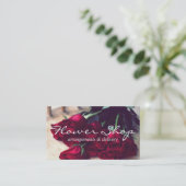 Livraison Flower Shop Florist Carte de visite (Debout devant)