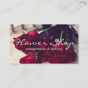 Livraison Flower Shop Florist Carte de visite