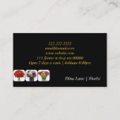 Livraison Flower Shop Florist Carte de visite (Dos)