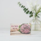 Livraison Flower Shop Florist Carte de visite (Debout devant)