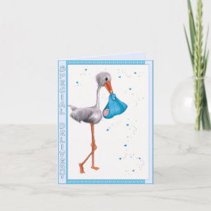 Livraison spéciale - Carte de félicitations - Garç