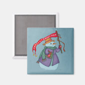 Livraison spéciale de Mme Snowmans Magnet de Noël (Recto/Verso)