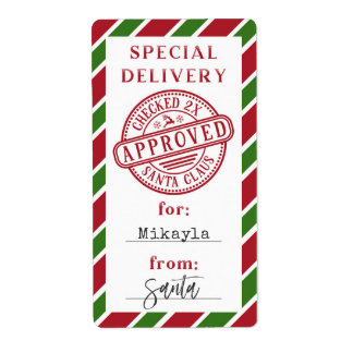 Livraison spéciale de Noël de Père Noël Sticker ca