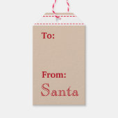 Livraison spéciale Pôle Nord - Étiquettes cadeaux (Devant)