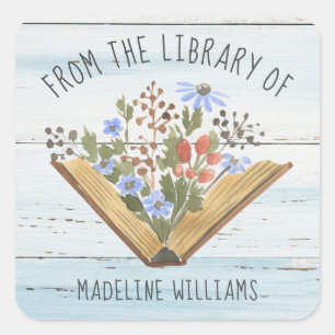Livre à partir de la bibliothèque du Étiquette de 
