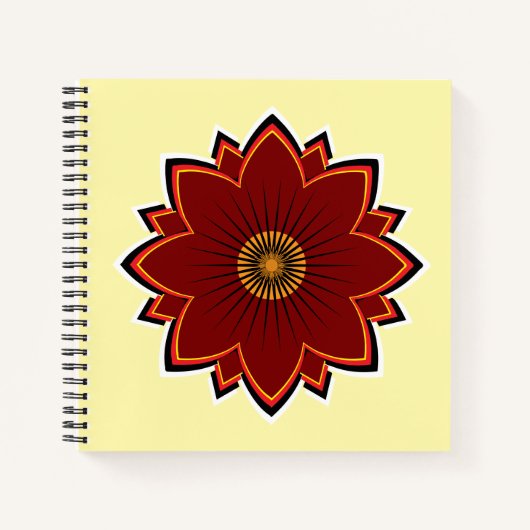 Livre à reliure spirale Fleur - Conception florale (Devant)