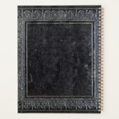 Livre Antique Noir Tombé (Dos)